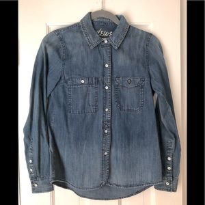 EUC Madewell Denim Shirt; Size XXS